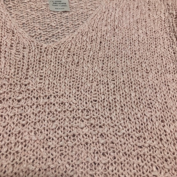 Aritzia Talula Asymmetrical knit V neck sweater XS - Picture 4 of 5